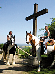 Gipfelkreuz auf der Glessener Hhe